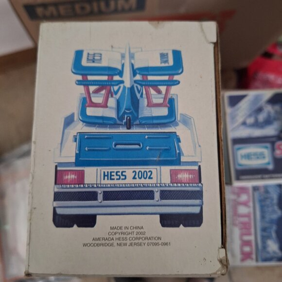 VINTAGE 2002 HESS TOY TRUCK AND AIRPLANE NIB - Picture 6 of 11